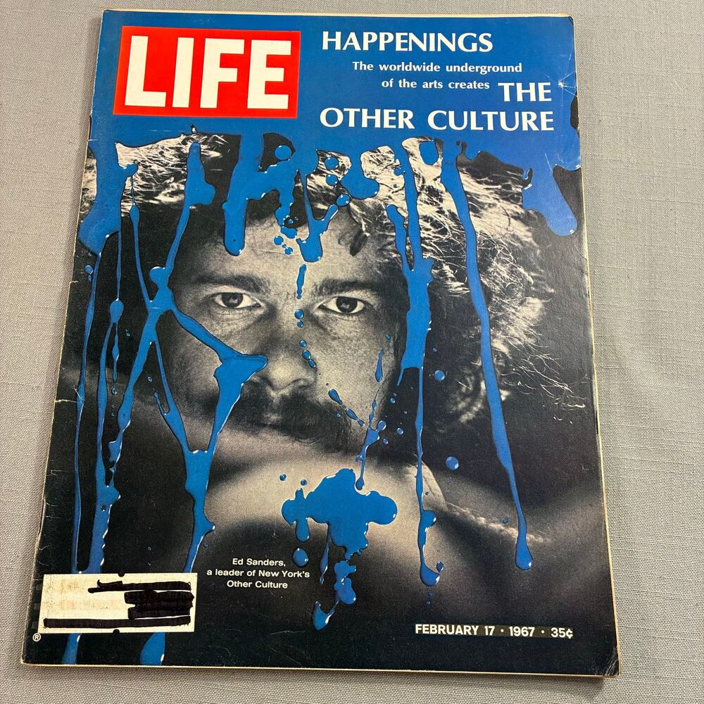 Vintage 1967 LIFE Magazine Ed Sanders The Fugs Counterculture Hippie See Descr